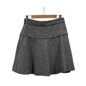 Banana Republic Black & White Tweed Circle Skirt Size 2